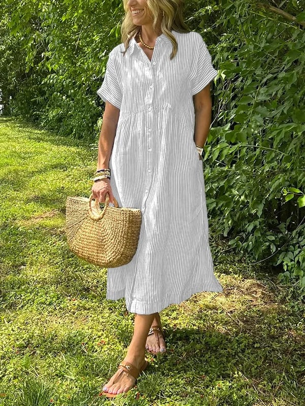 Rubina Maxikleid aus atmungsaktiver Baumwolle foto 7