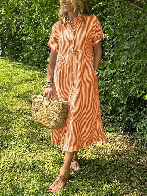 Rubina Maxikleid aus atmungsaktiver Baumwolle foto 3