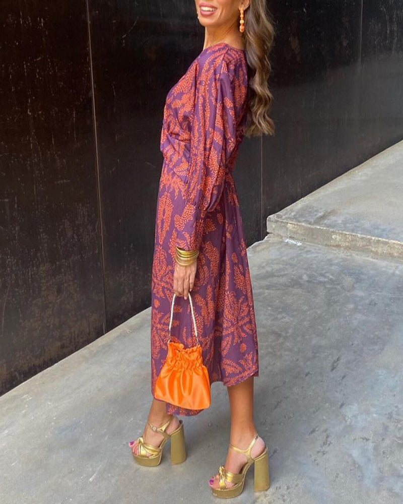 Jasmine Langarm Maxikleid in eleganter A-Linie foto 4