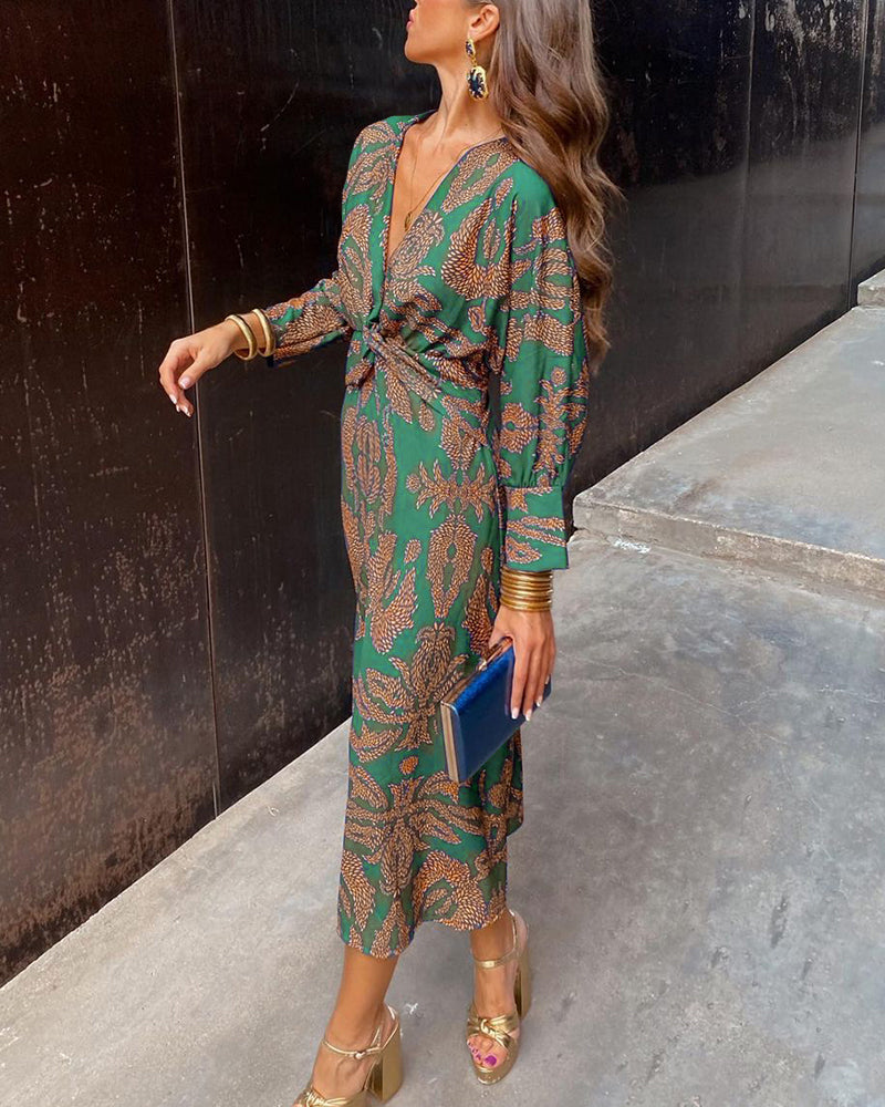 Jasmine Langarm Maxikleid in eleganter A-Linie foto 2