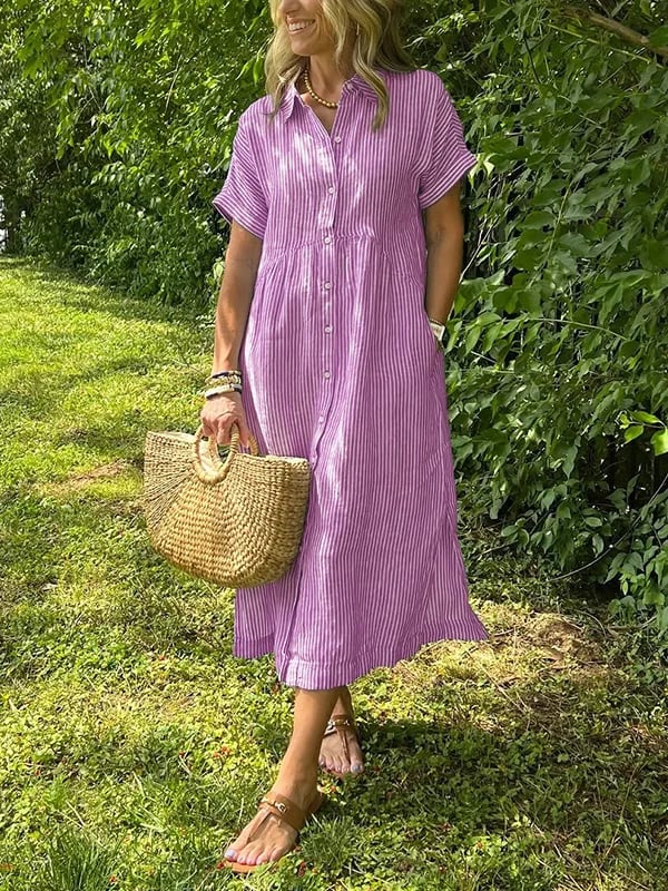 Rubina Maxikleid aus atmungsaktiver Baumwolle foto 6