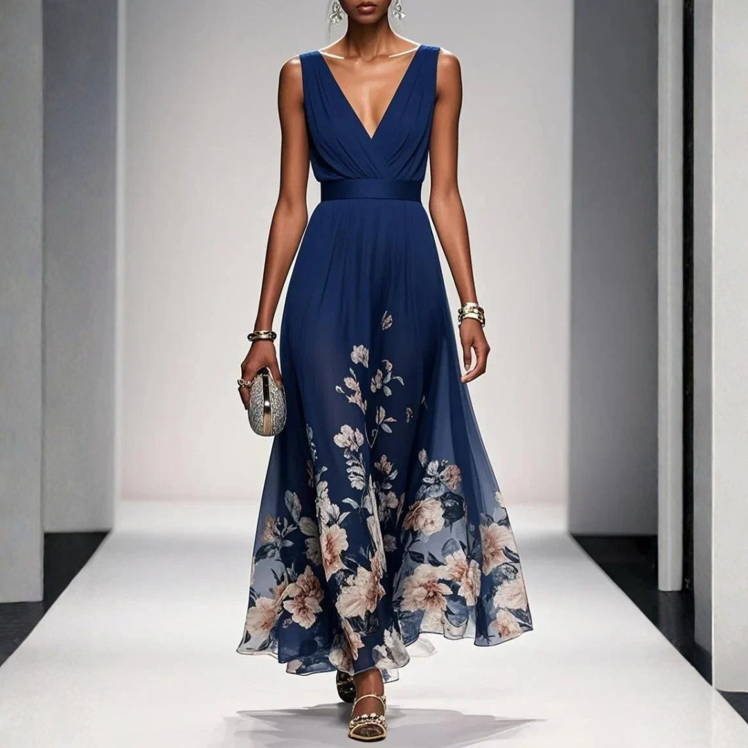 Amelie Florales Maxi-Kleid Foto 1