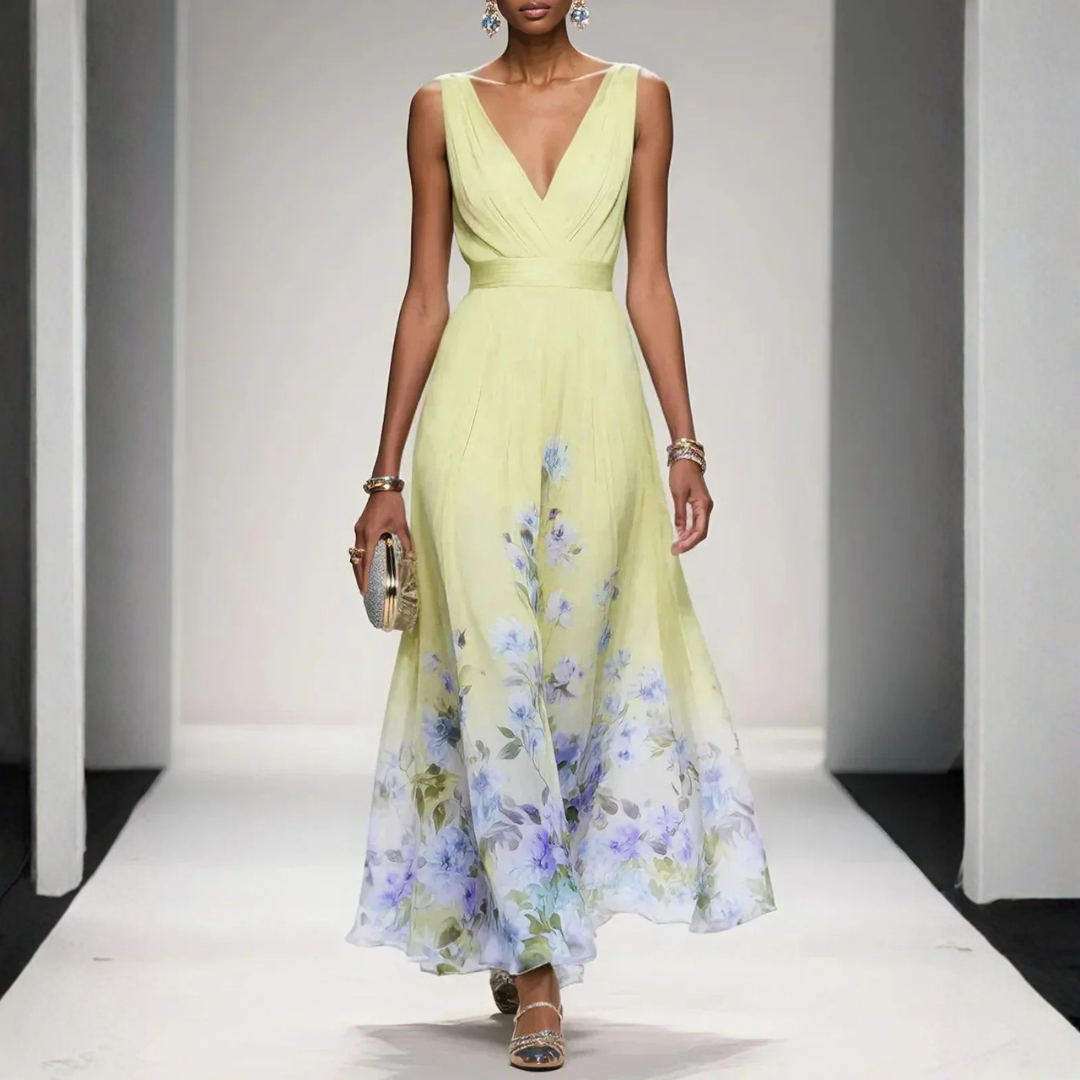 Amelie Florales Maxi-Kleid Foto 2