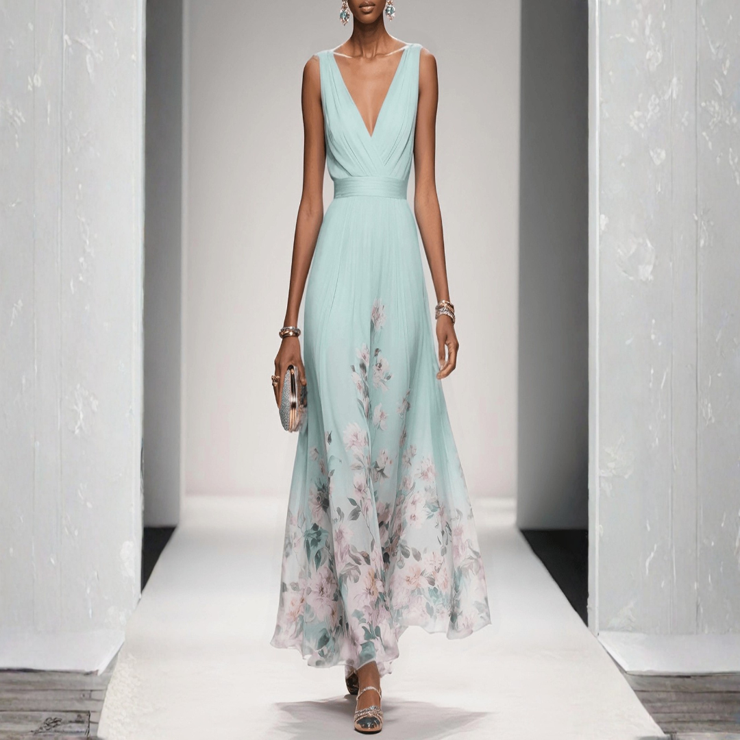 Amelie Florales Maxi-Kleid Foto 3
