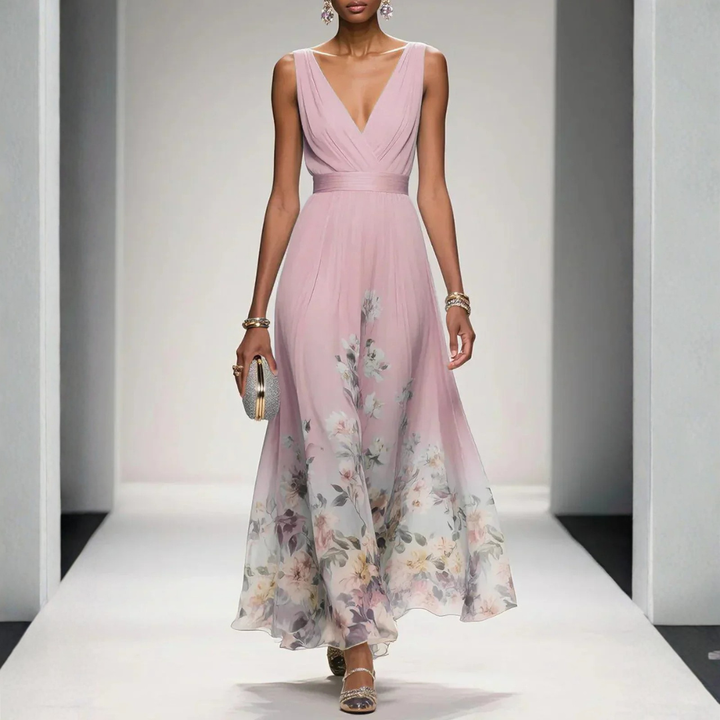 Amelie Florales Maxi-Kleid Foto 4