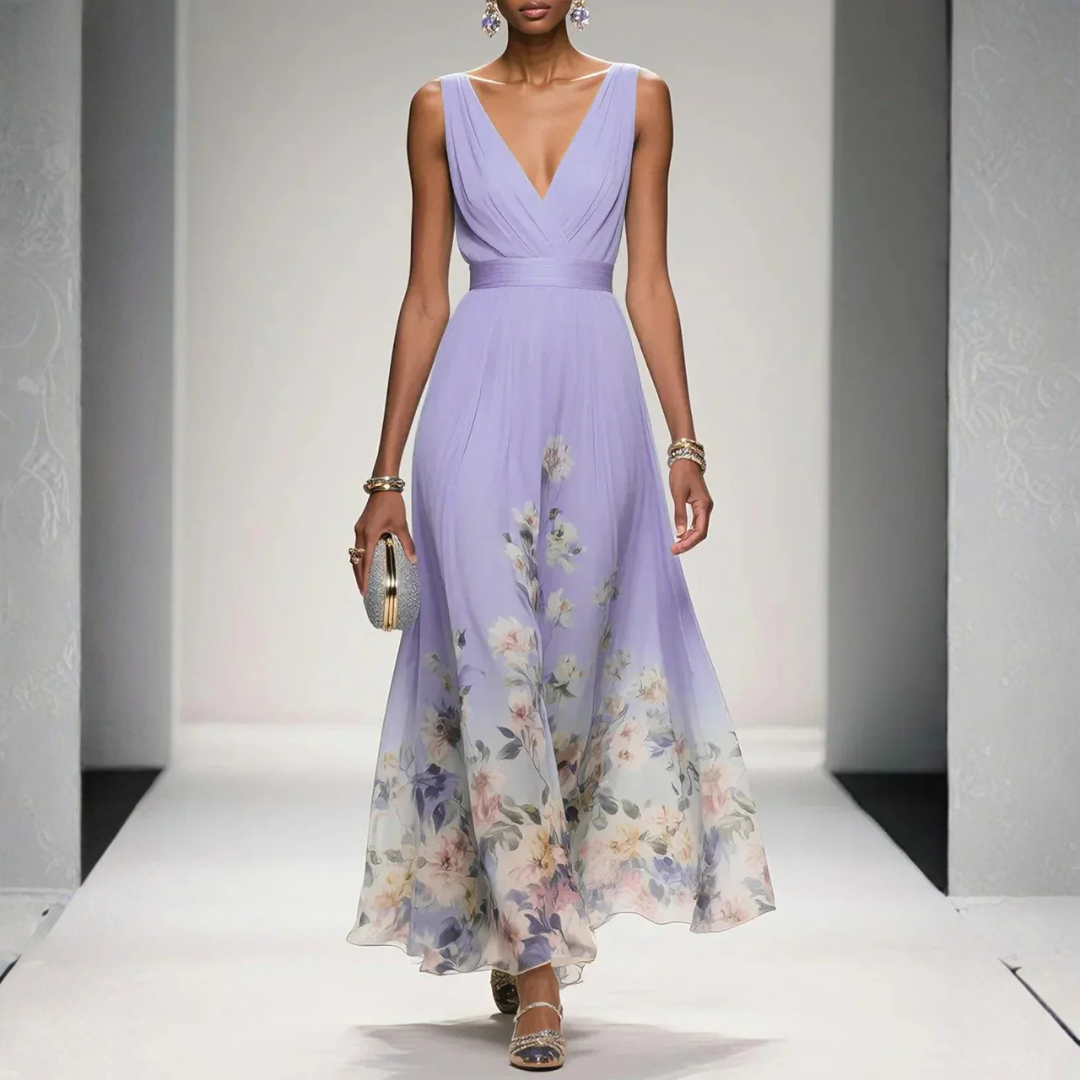 Amelie Florales Maxi-Kleid Foto 5