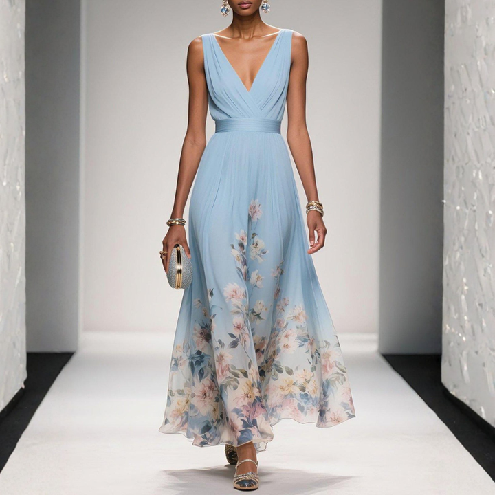 Amelie Florales Maxi-Kleid Foto 8