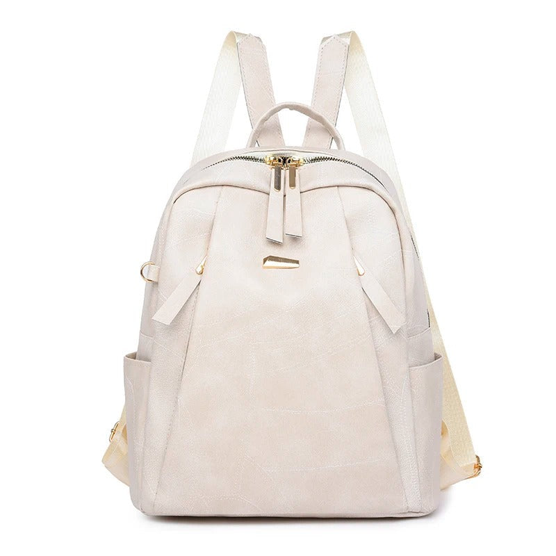 Bertha Leder-Rucksack in glattem Design Foto 1