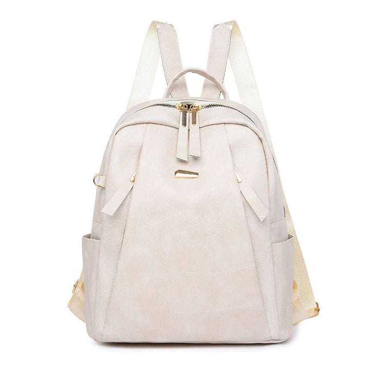 Bertha Leder-Rucksack in glattem Design Foto 1