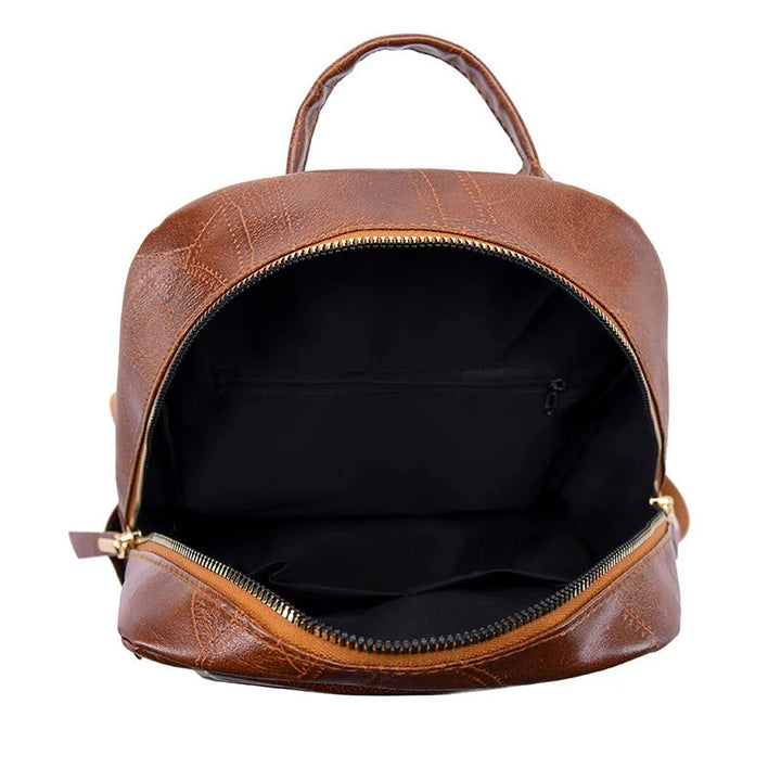 Bertha Leder-Rucksack in glattem Design Foto 2
