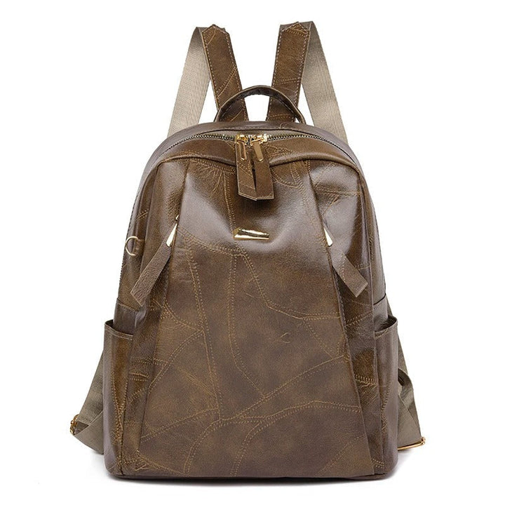 Bertha Leder-Rucksack in glattem Design Foto 4