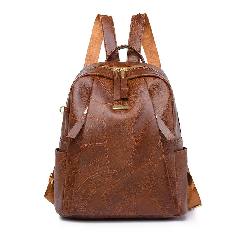 Bertha Leder-Rucksack in glattem Design Foto 5