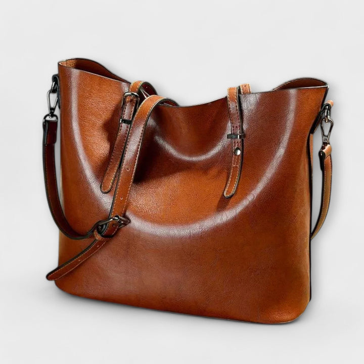 Bertrun Exklusive Schultertasche im klassischen Stil Foto 1