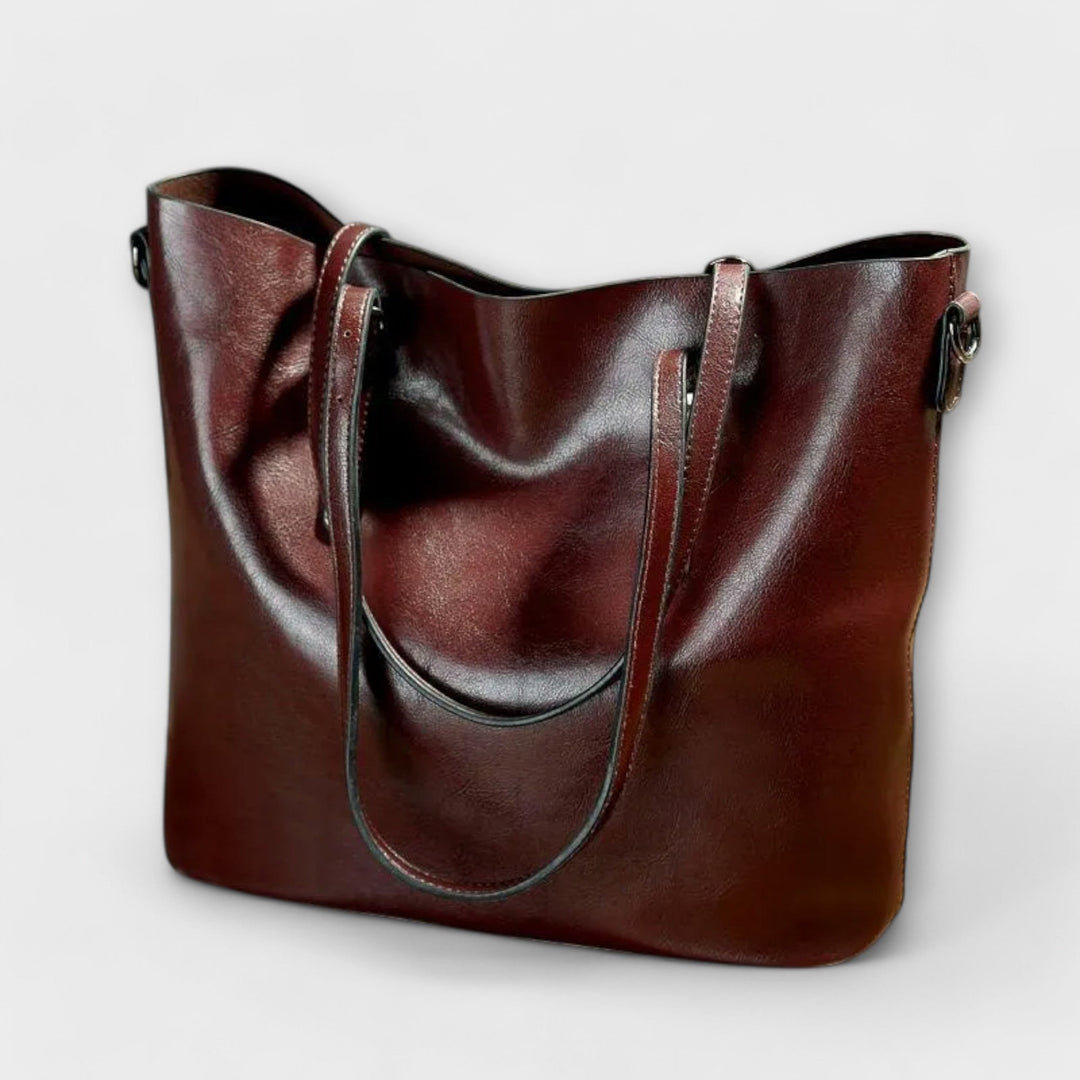 Bertrun Exklusive Schultertasche im klassischen Stil Foto 5