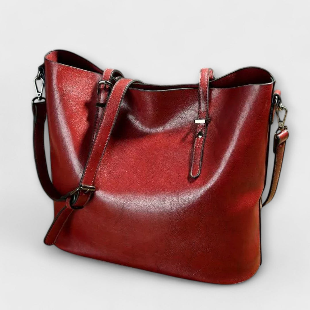Bertrun Exklusive Schultertasche im klassischen Stil Foto 7