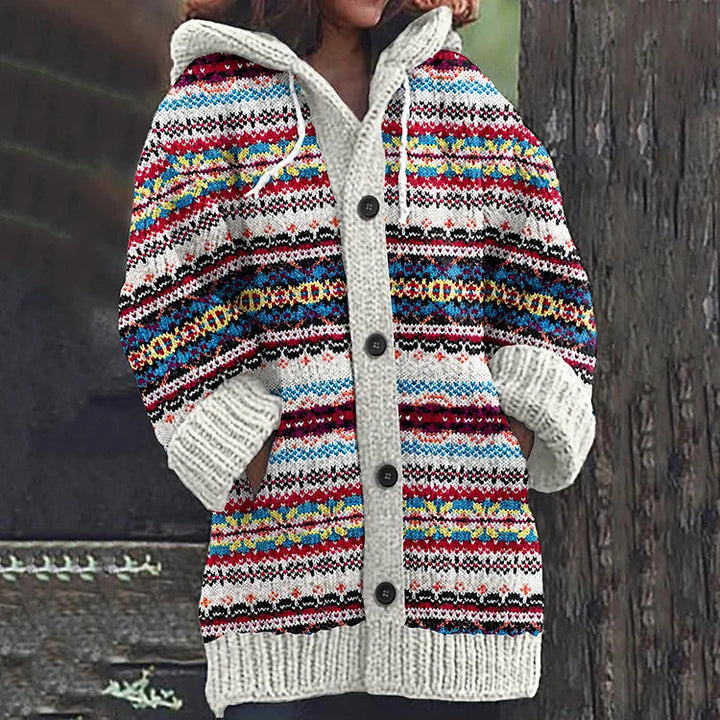 Brunhilde Schicke bunte Strickjacke Foto 1
