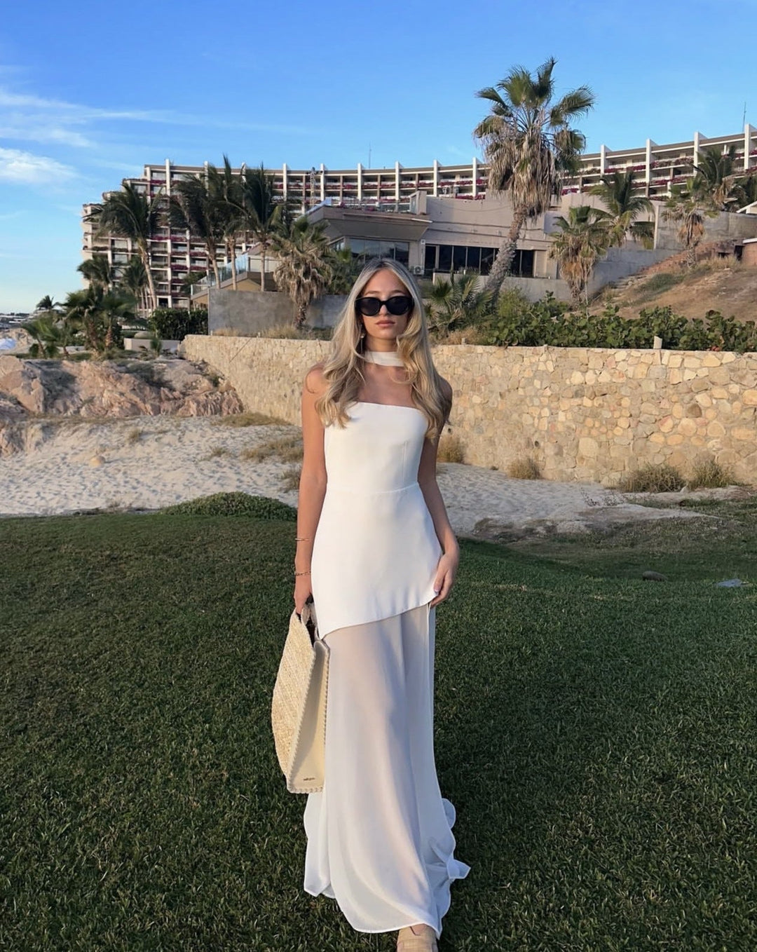 Carlotta Weißes Sommerkleid im Lagen-Look in Maxi-Länge Foto 1