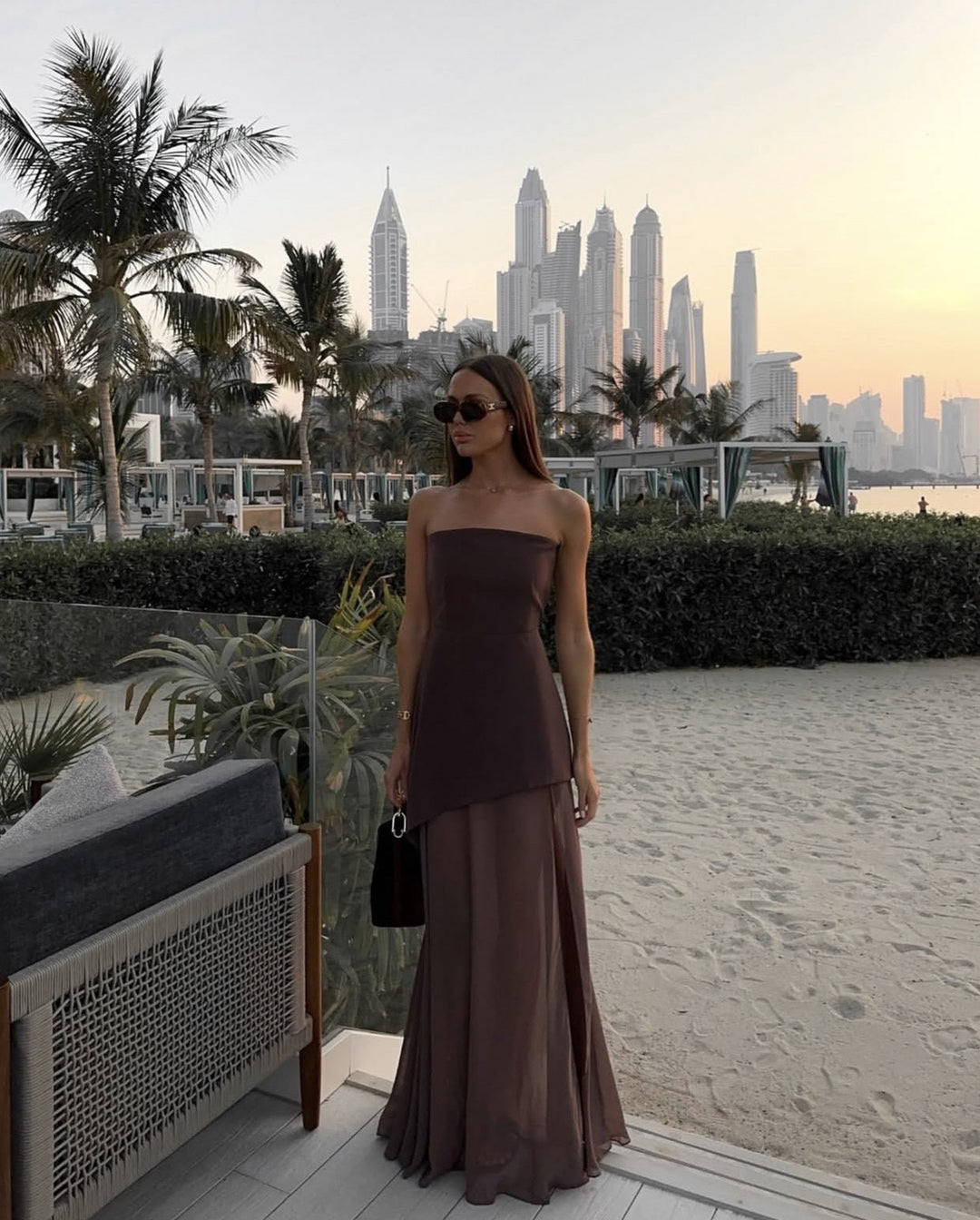 Carlotta Weißes Sommerkleid im Lagen-Look in Maxi-Länge Foto 6