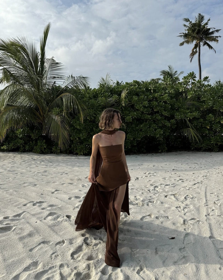 Carlotta Weißes Sommerkleid im Lagen-Look in Maxi-Länge Foto 8