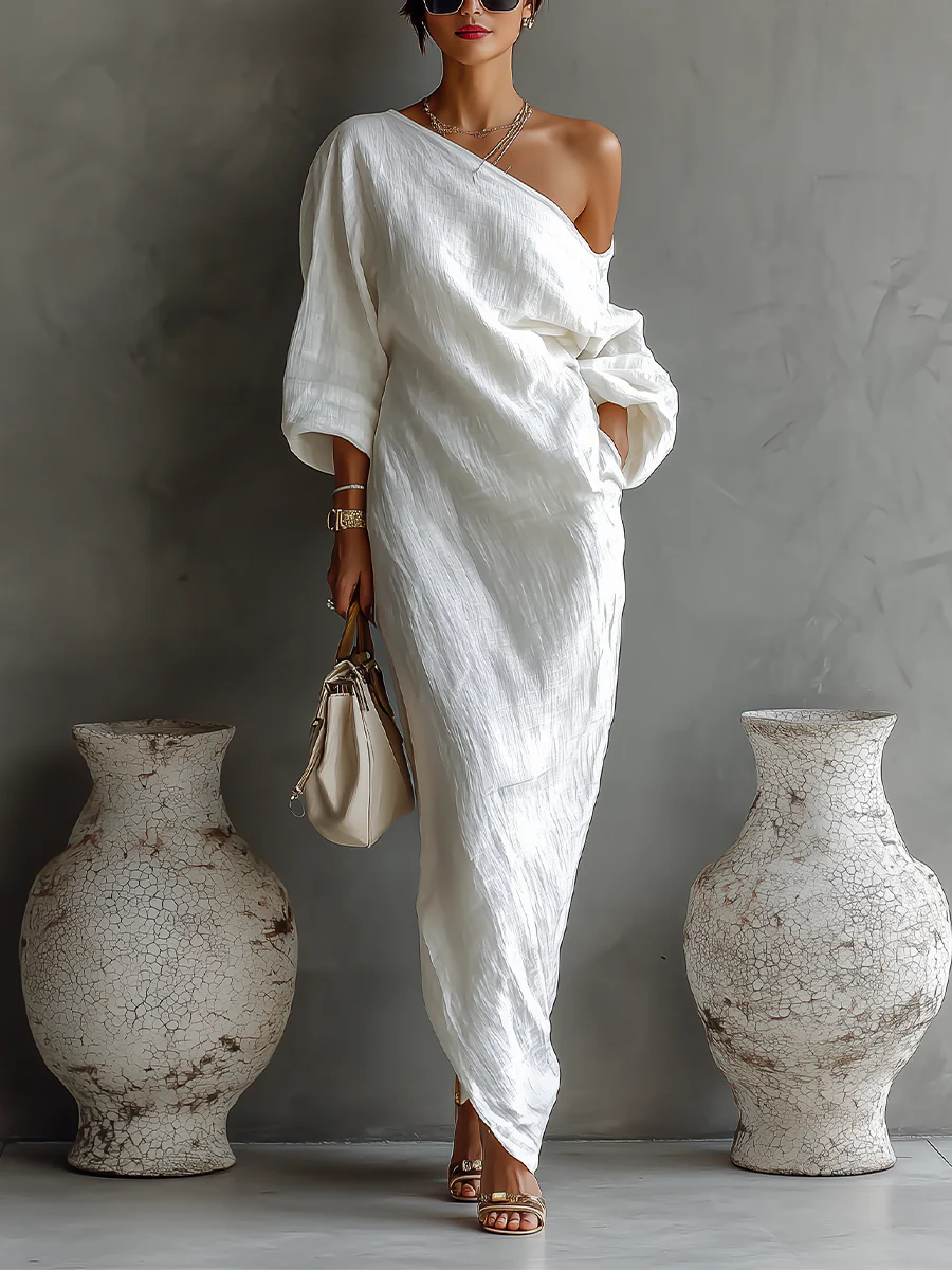 Chic Maxi-Kleid Festliche kleider in Weiß