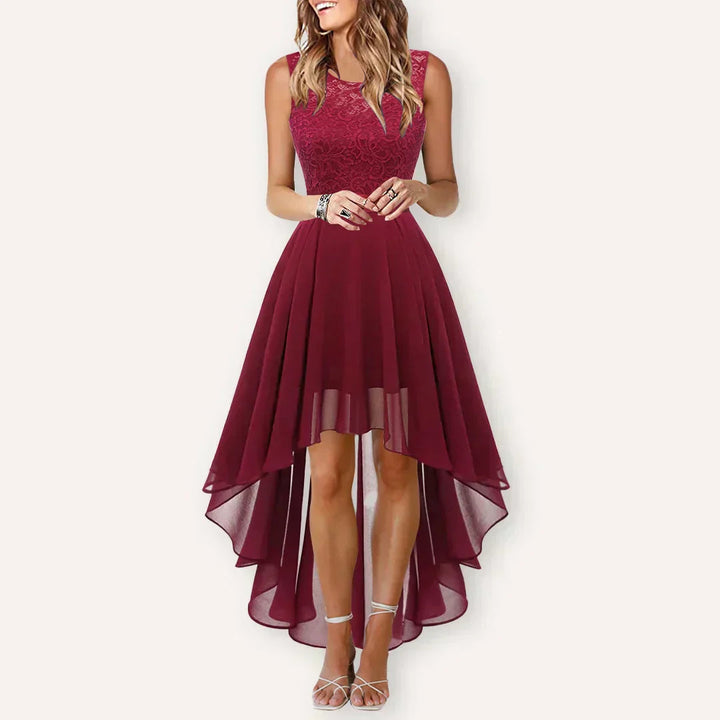 Clara Elegantes High-Low Midi-Kleid Foto 1