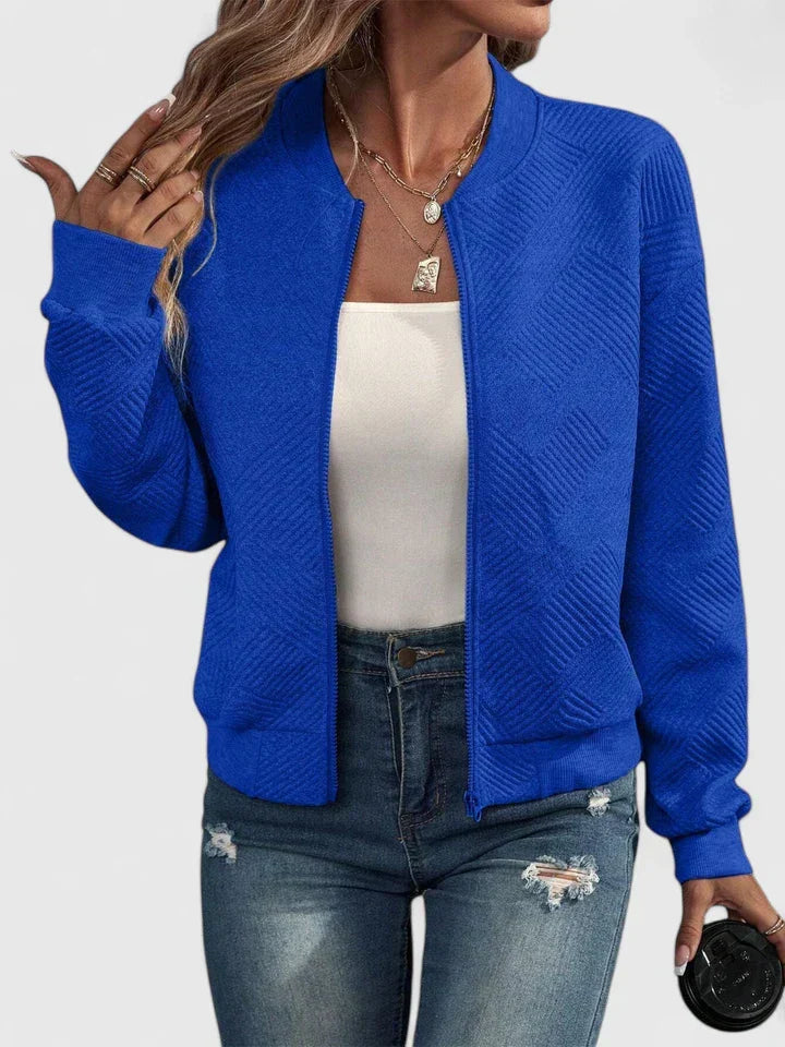 Comfortable Jacket Kurze Jacke in Blau