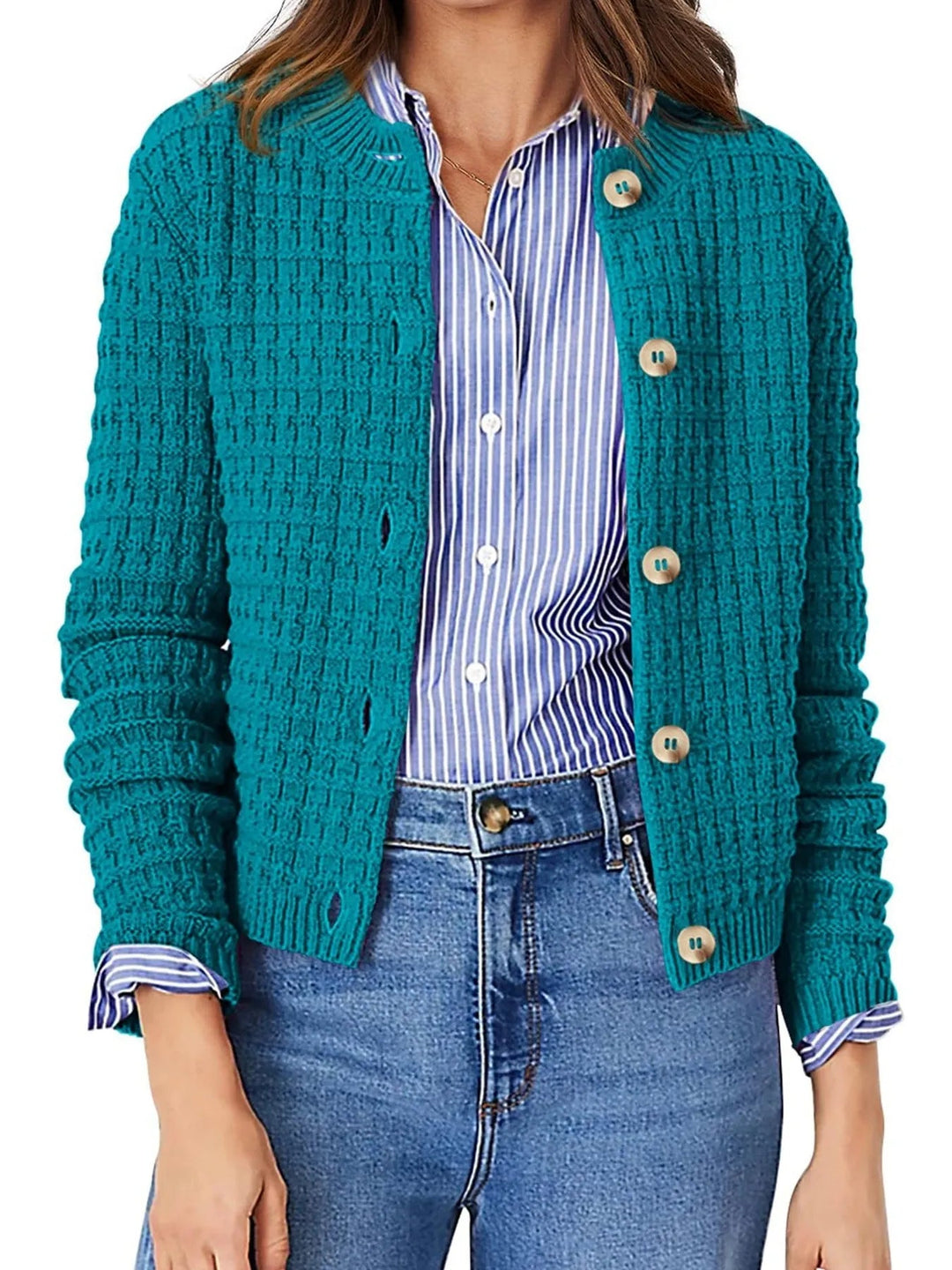 Cornelia Strickjacke mit Knopfleiste Foto 1