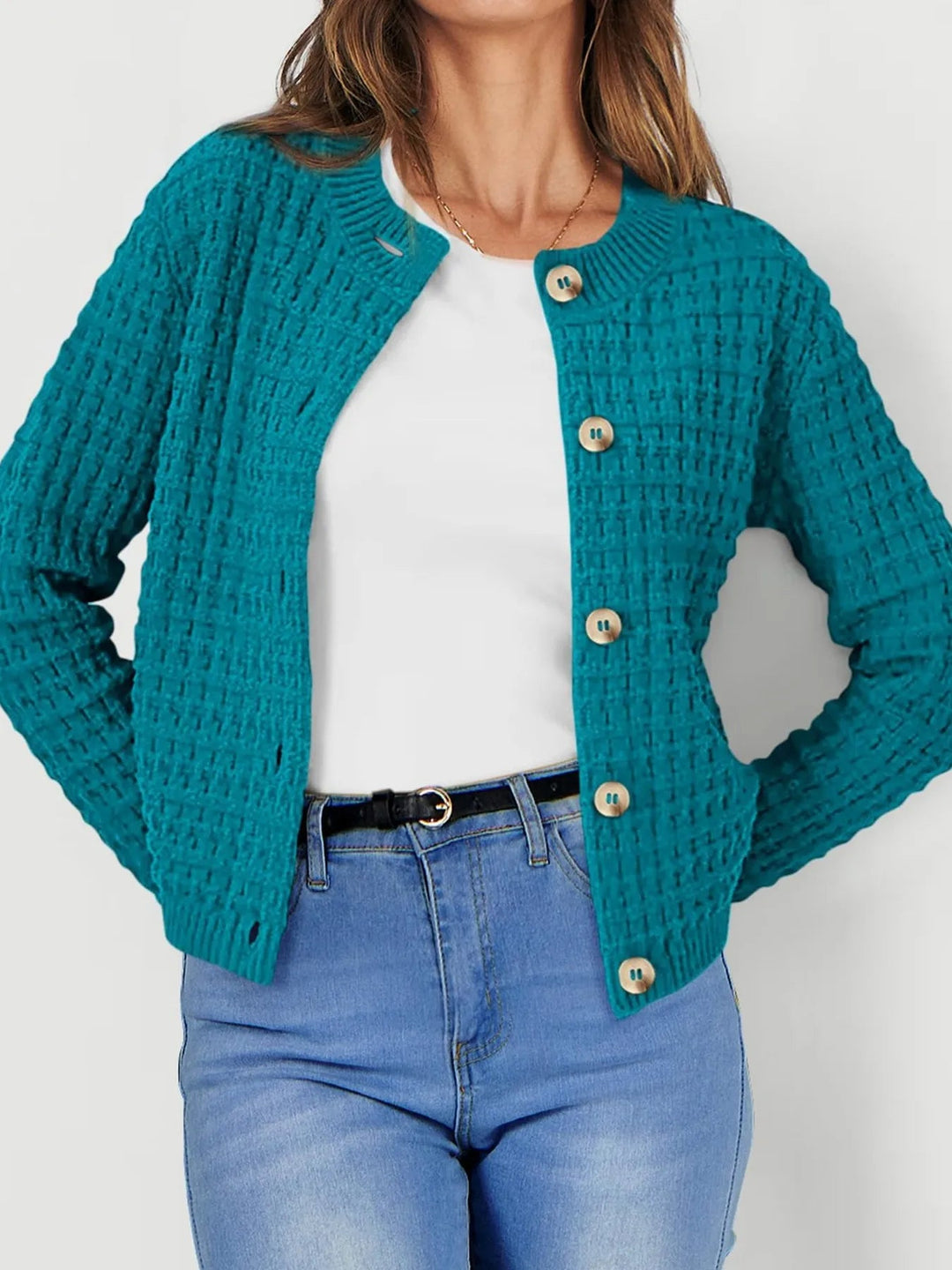 Cornelia Strickjacke mit Knopfleiste Foto 3