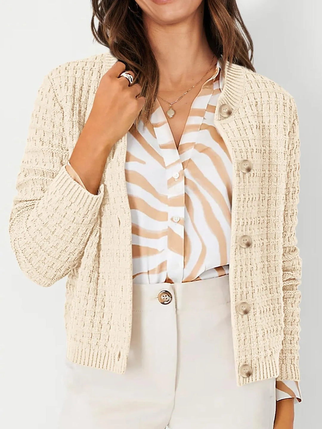 Cornelia Strickjacke mit Knopfleiste Foto 5