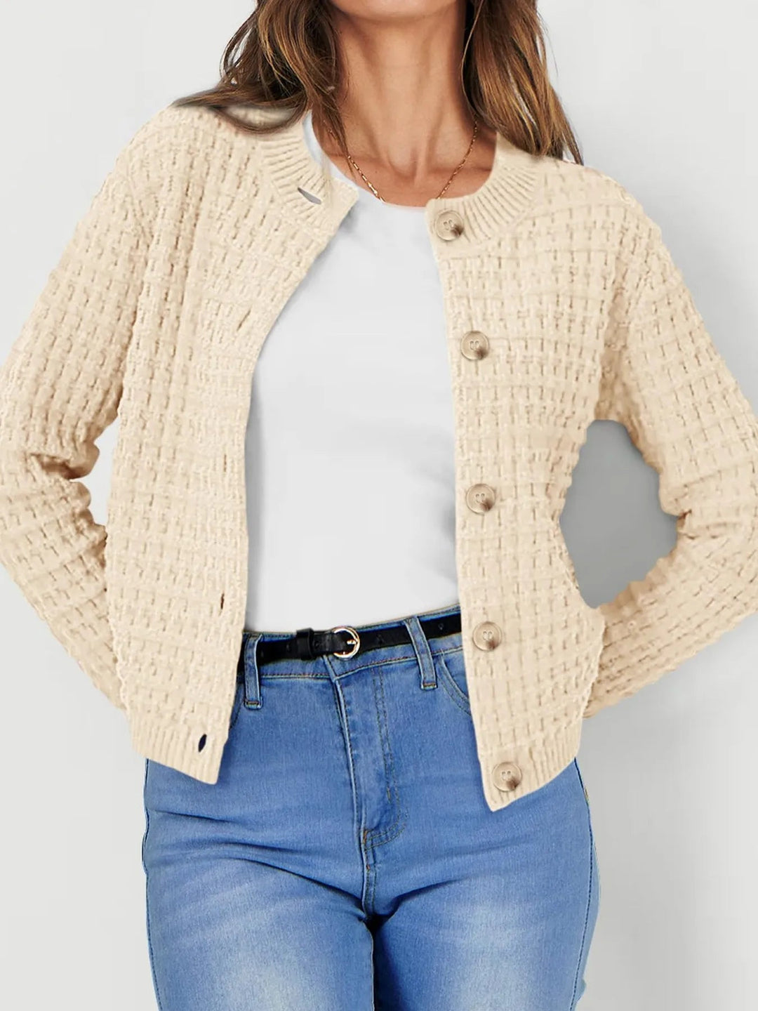 Cornelia Strickjacke mit Knopfleiste Foto 6