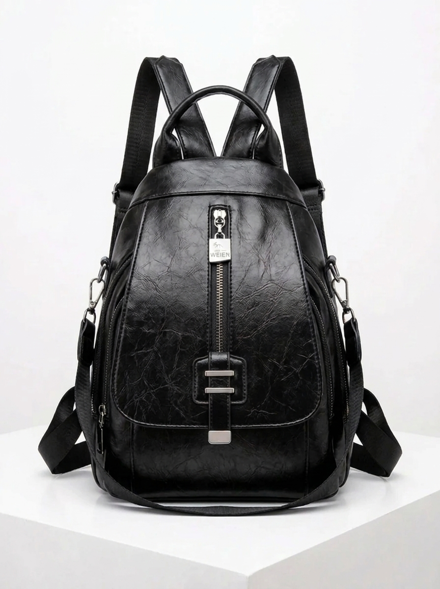 Dorle Vintage Leder-Rucksack Foto 4