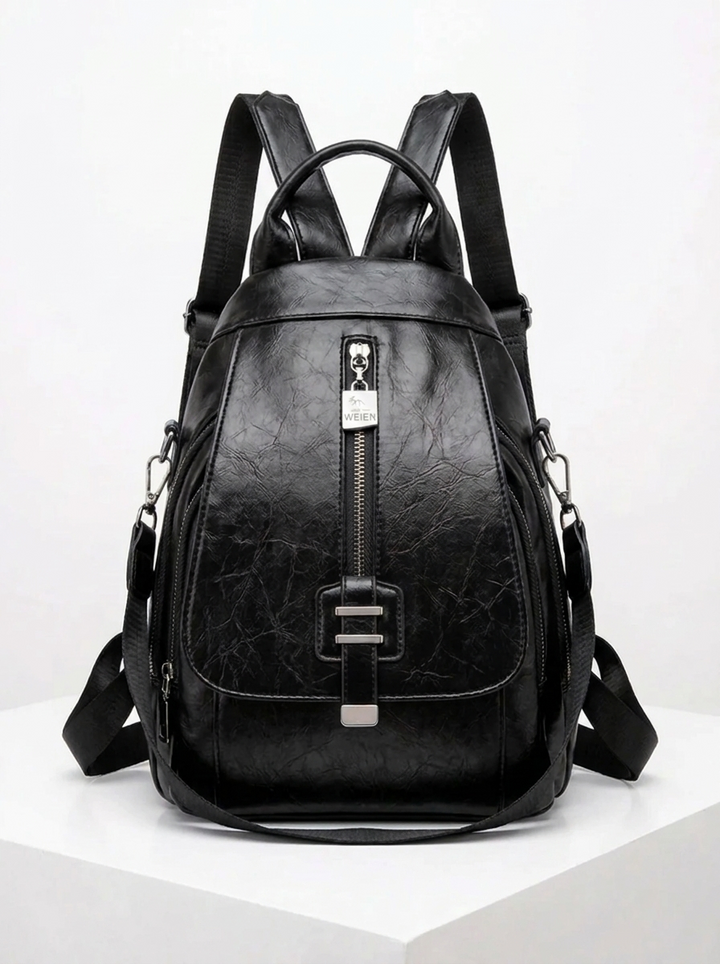 Dorle Vintage Leder-Rucksack Foto 4