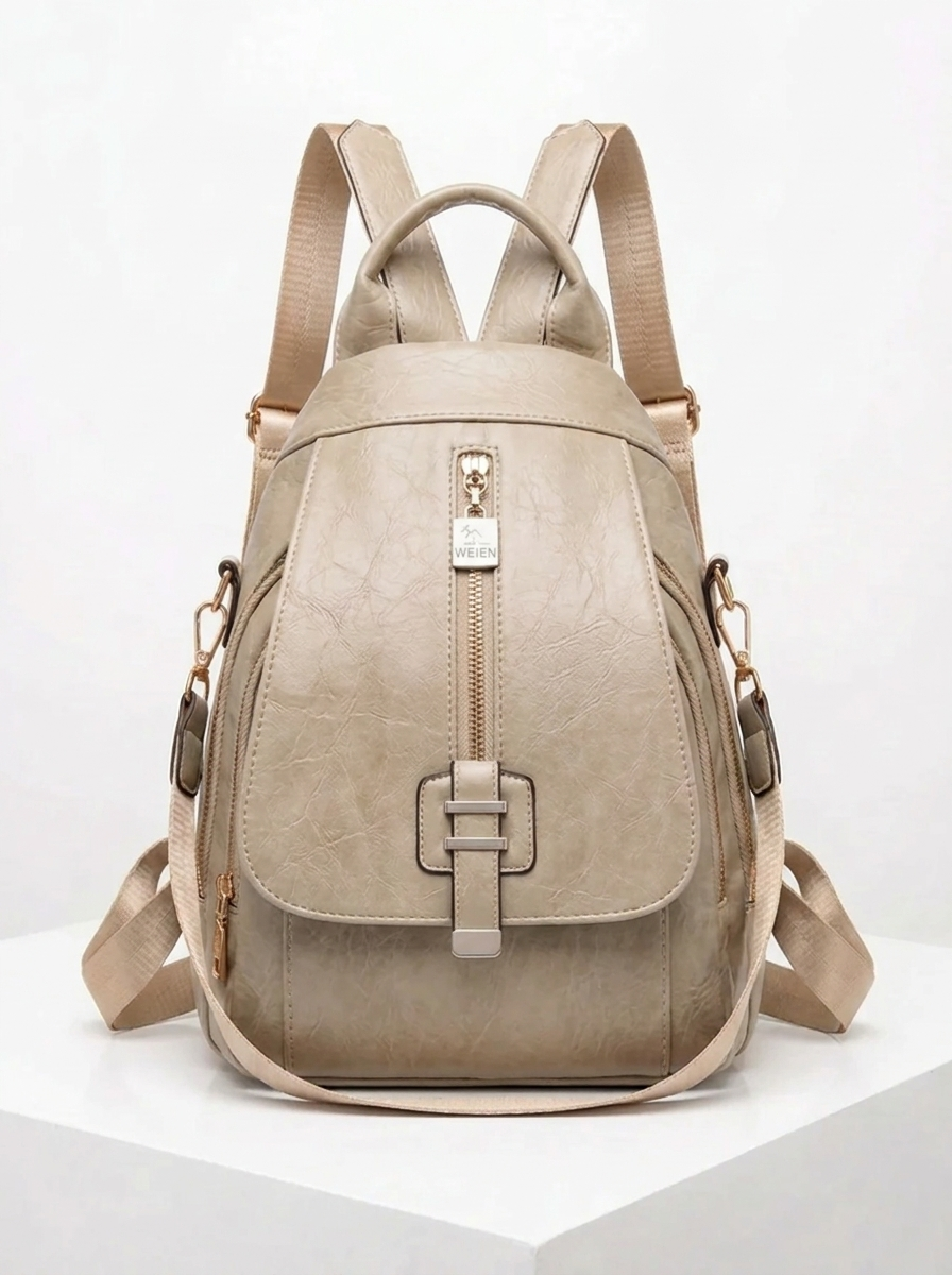 Dorle Vintage Leder-Rucksack Foto 5