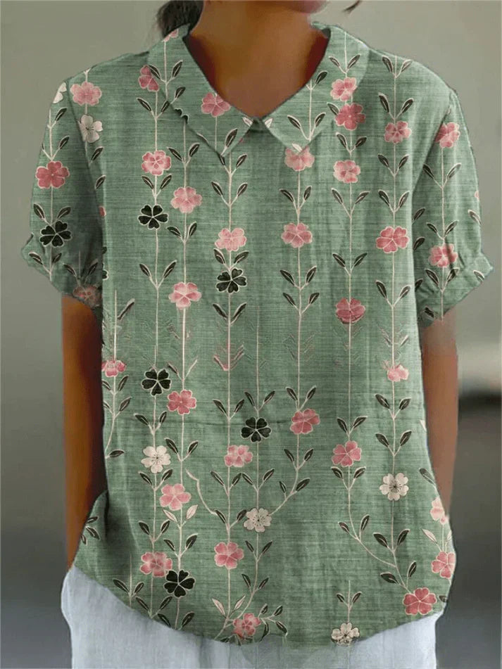 Dorothee Klassische Bluse mit Blumenprint Foto 1