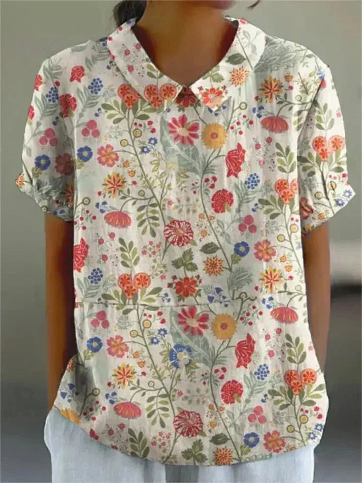 Dorothee Klassische Bluse mit Blumenprint Foto 3