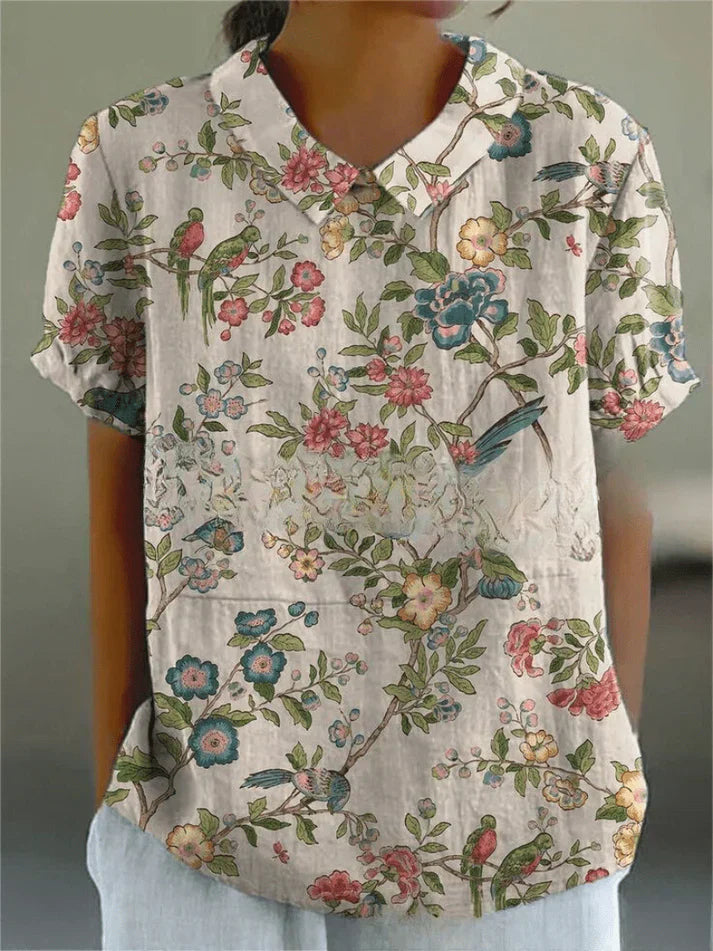 Dorothee Klassische Bluse mit Blumenprint Foto 4