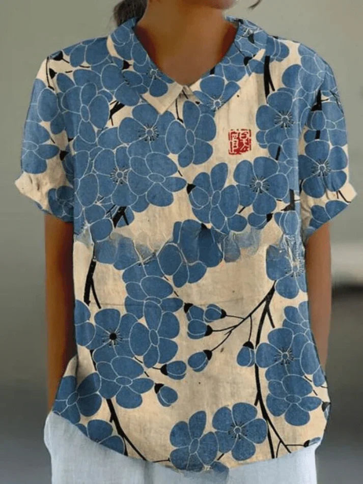 Dorothee Klassische Bluse mit Blumenprint Foto 6