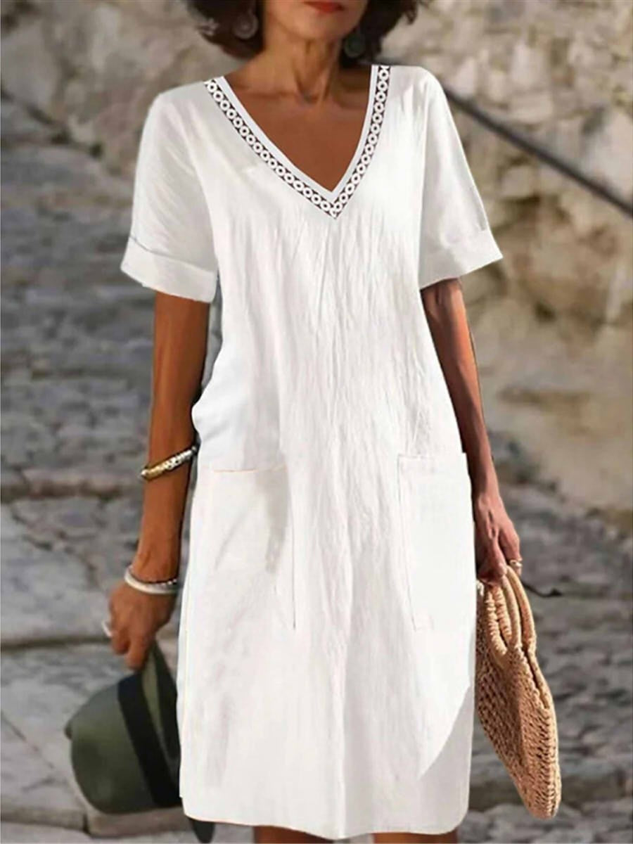 Jasmin Strandkleid mit V-Ausschnitt foto 1