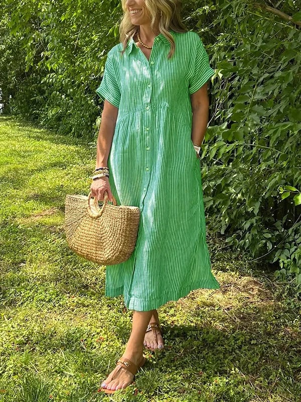 Rubina Maxikleid aus atmungsaktiver Baumwolle foto 4