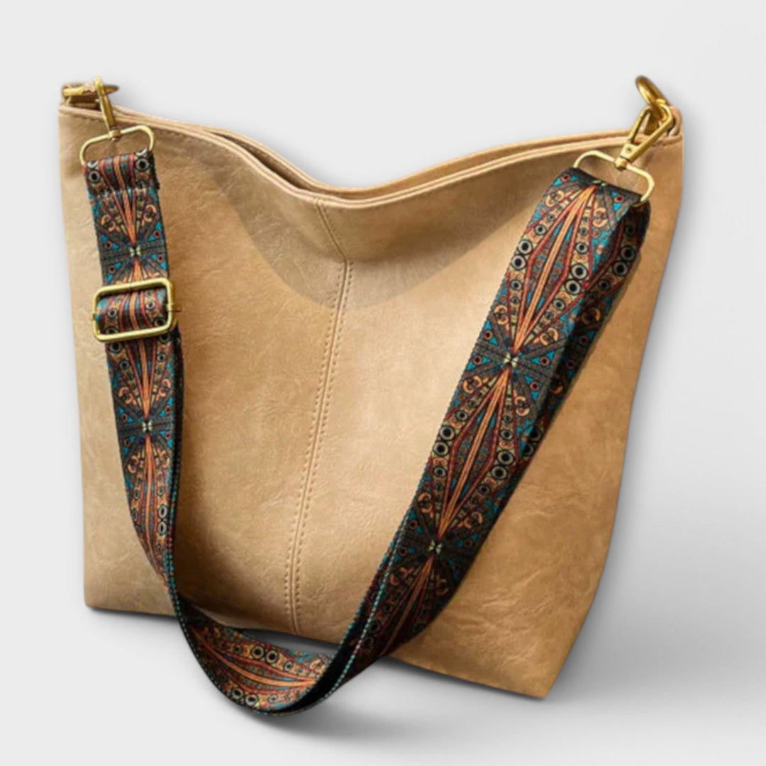 Edeltrud Schultertasche mit einzigartigem Riemen Foto 5