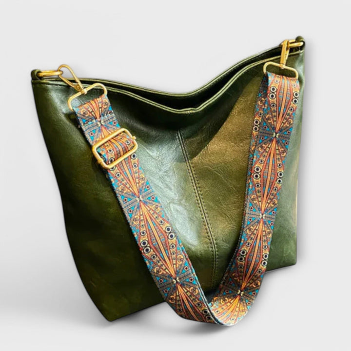 Edeltrud Schultertasche mit einzigartigem Riemen Foto 6