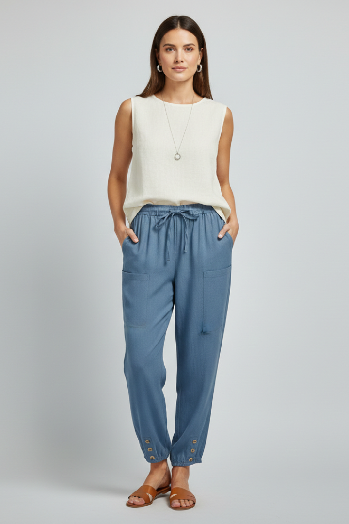 Gundula Sommerhose mit Tunnelzug-Bund Foto 4