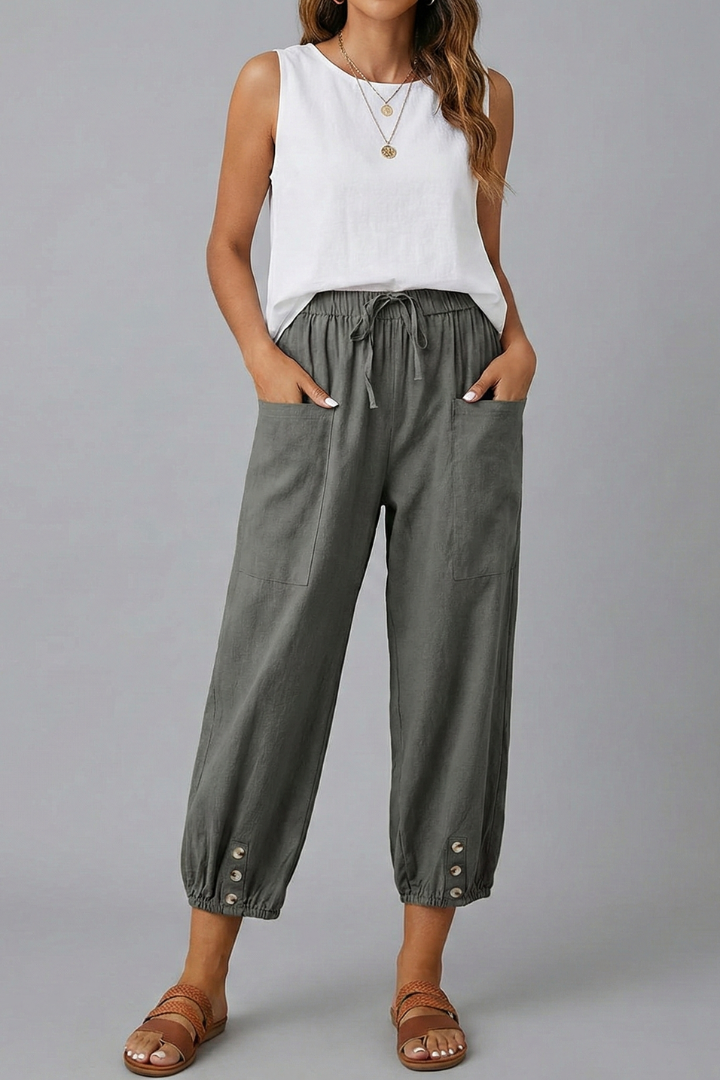 Gundula Sommerhose mit Tunnelzug-Bund Foto 7