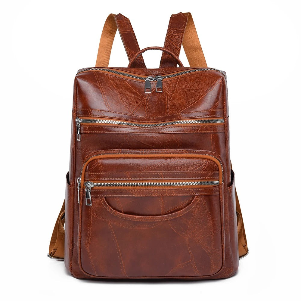 Gunhild Eleganter Leder-Rucksack Foto 1