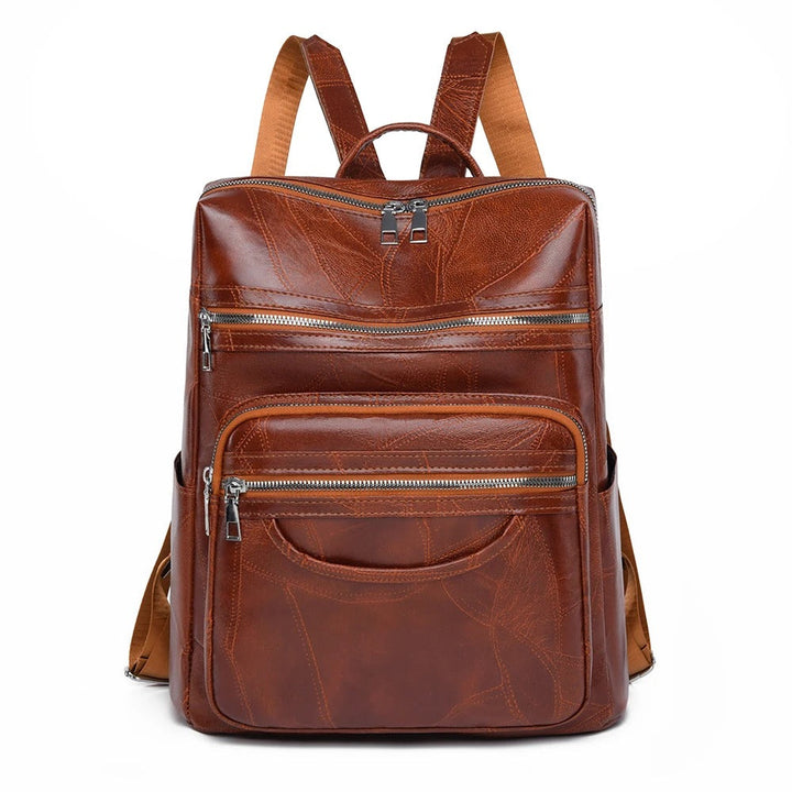Gunhild Eleganter Leder-Rucksack Foto 1