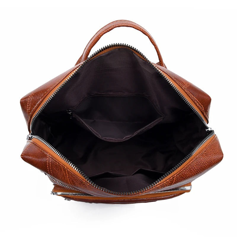 Gunhild Eleganter Leder-Rucksack Foto 2