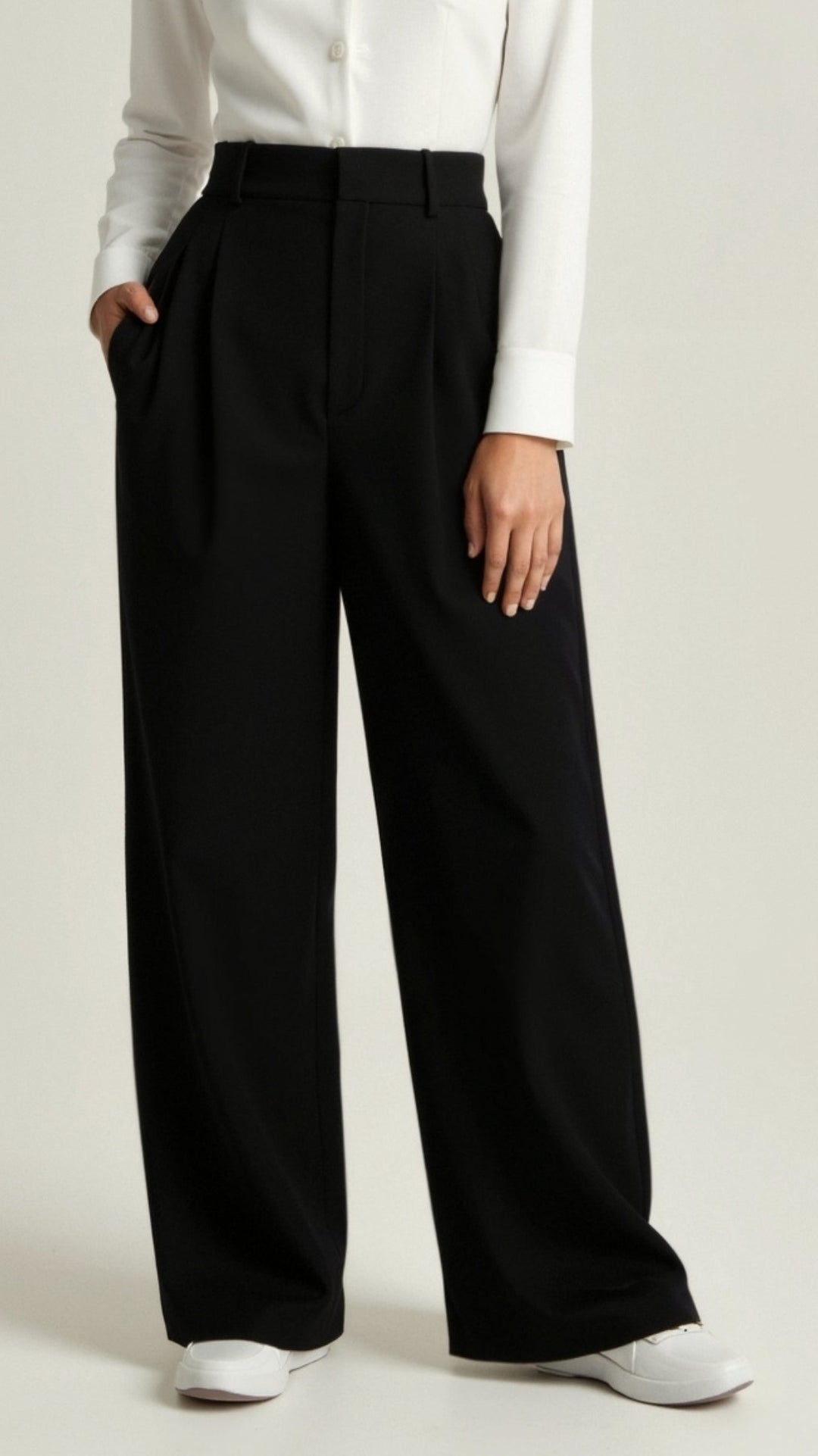 Heidrun Elegante weite Sommerhose mit hohem Bund Foto 6