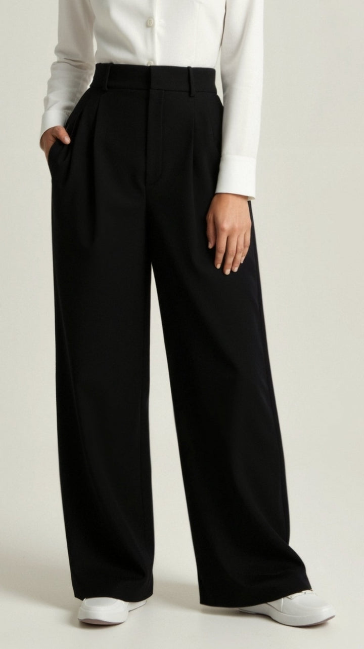 Heidrun Elegante weite Sommerhose mit hohem Bund Foto 6