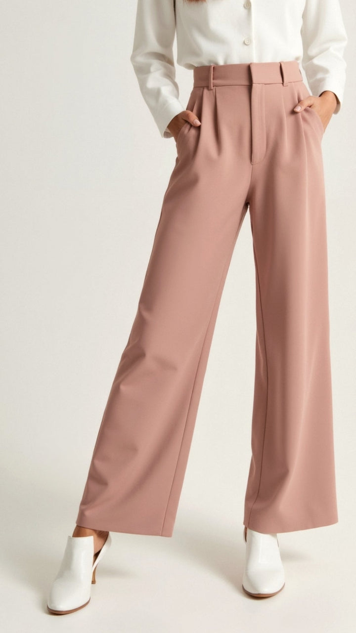 Heidrun Elegante weite Sommerhose mit hohem Bund Foto 8