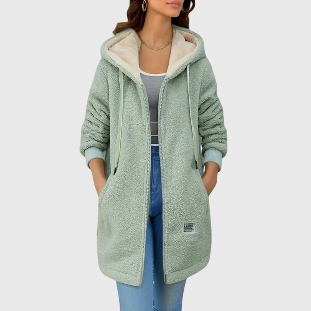 Karla Kuschelige Fleecejacke für Damen Foto 2